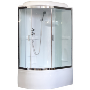 Душевая кабина Royal Bath BK RB 8120BK1-T-CH (прозрачное) правая